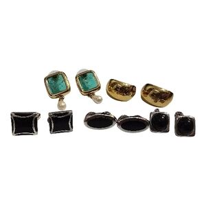 Monet Vintage Earings Set Of 5